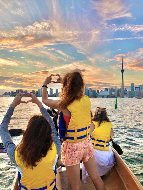 toronto-islands-sunset-canoe-tour