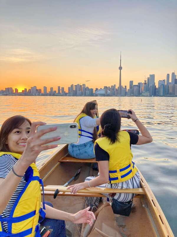 toronto-islands-sunset-canoe-tour