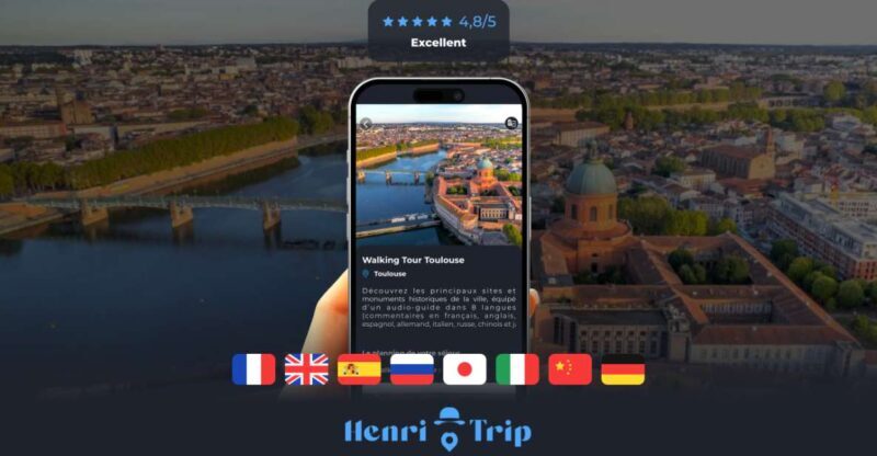 Toulouse : Walking tour with audio guide - Key Points