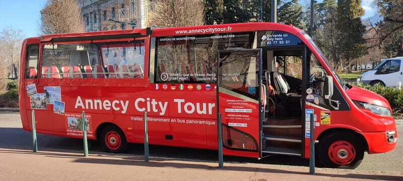 Tour of Annecy by convertible bus - What’s Included and Pricing