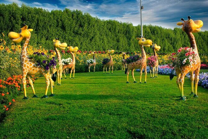 Tour of Miracle Garden with Global Village Dubai - Authentic Experiences & What Reviewers Say