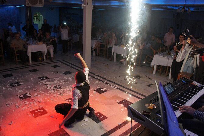 Traditional Greek Night live Music & Dinner Show in Santorini - Live Music and Folk Dancing