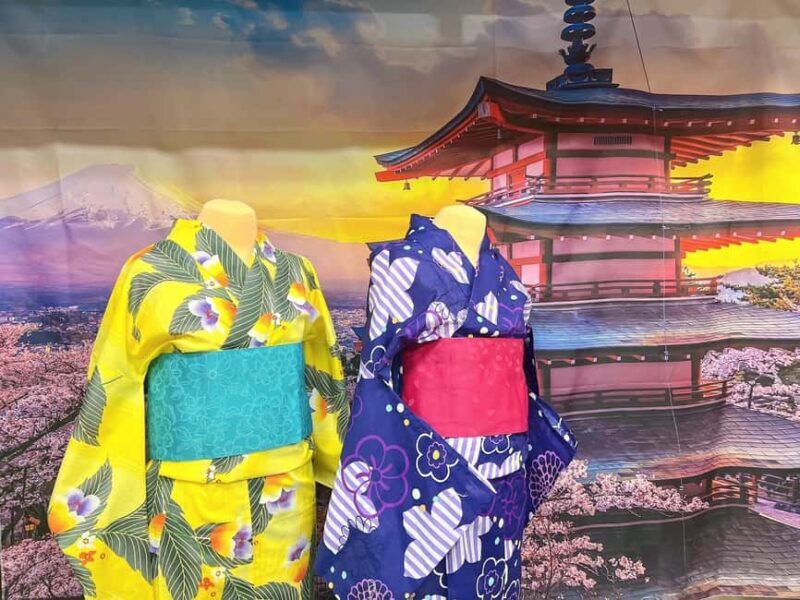 Traditional Kimono Rental near Mt Fuji and Lake Kawaguchiko - Key Points