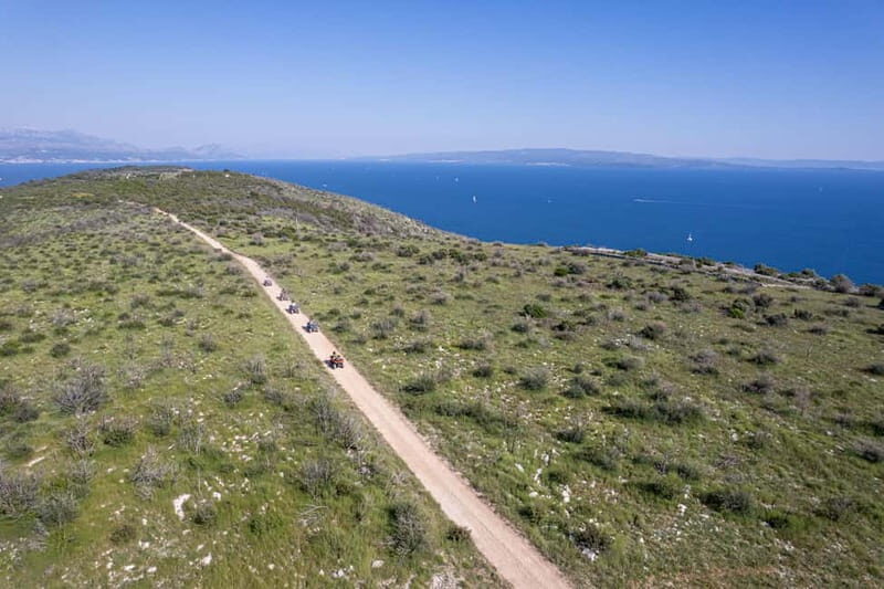 Trogir, edno: iovo Island 100% Off-Road Quad ATV Tour - Authentic Experience for All