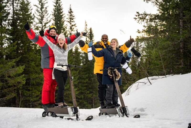tromso-electric-snow-scooter-adventure-campfire-and-guide