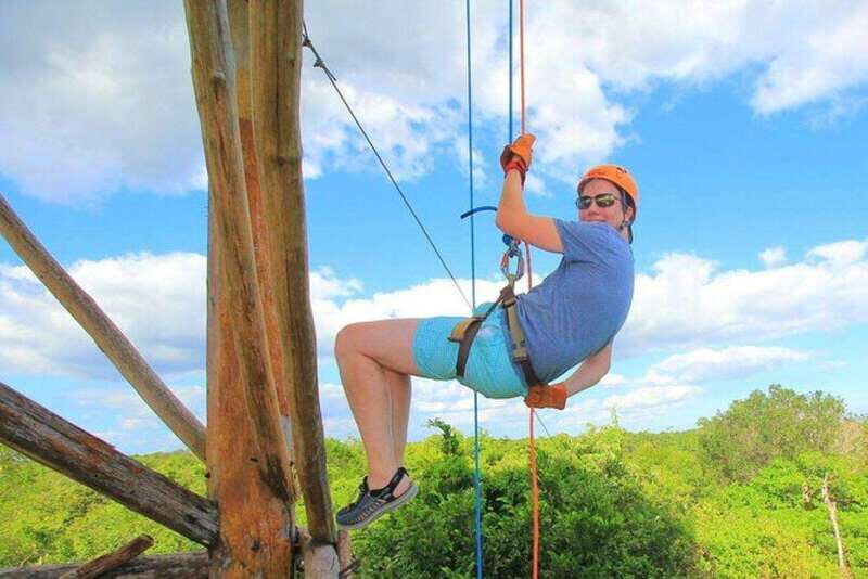 Tulum: Rappel, Jungle Zip Line & Cenote Snorkeling Tour - Exploring the Tulum Archaeological Site