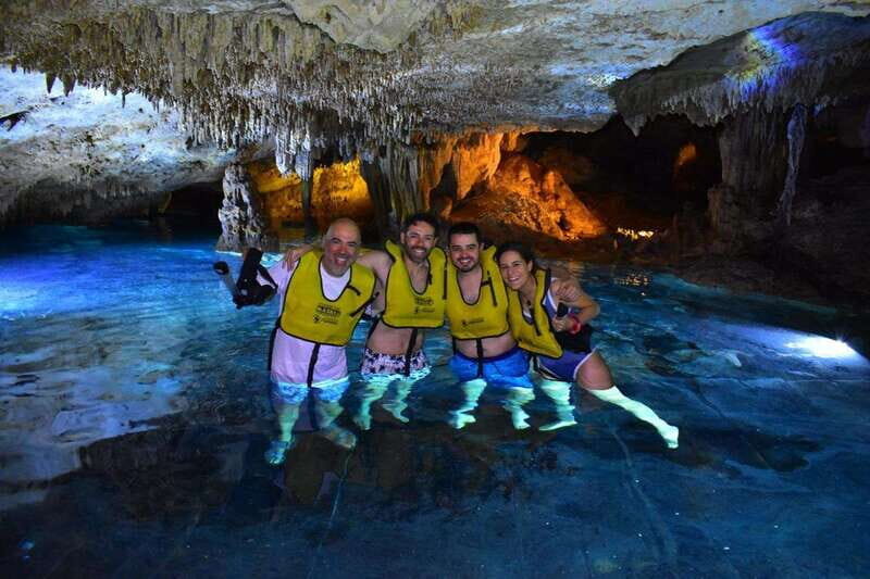 Tulum: Rappel, Jungle Zip Line & Cenote Snorkeling Tour - Yalku Snorkel Stop