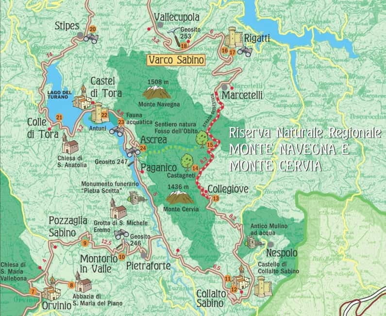 Turano Lake: full day trip with Hike, Castle, Tour and Lunch - Key Points