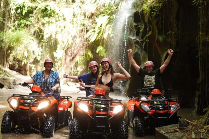 Ubud ATV through River, Cave, Waterfall & Rafting Package - Key Points