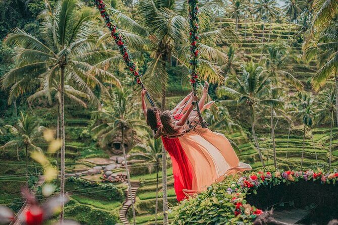 Ubud: Bali Swing, Tegalalang Rice Terrace & Ubud Palace & Market - Key Points