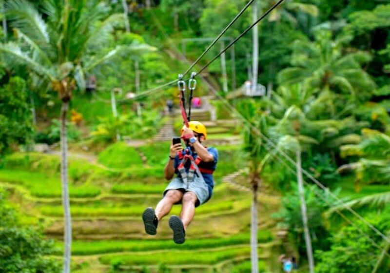 Ubud: Batur Cafe Sunrise, Zip-Line & Cretya Day Club Tour - The Itinerary Breakdown