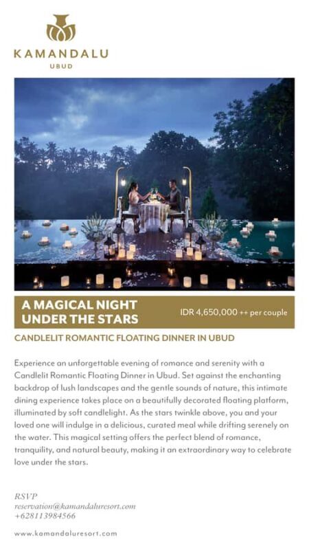 Ubud: Romantic Floating Dinner Under the Stars - Key Points