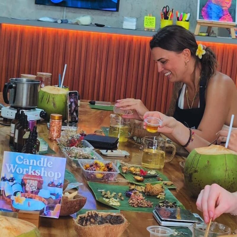 Ubud: Scented Coconut Candle: Sacred Coconut Shell - Key Points