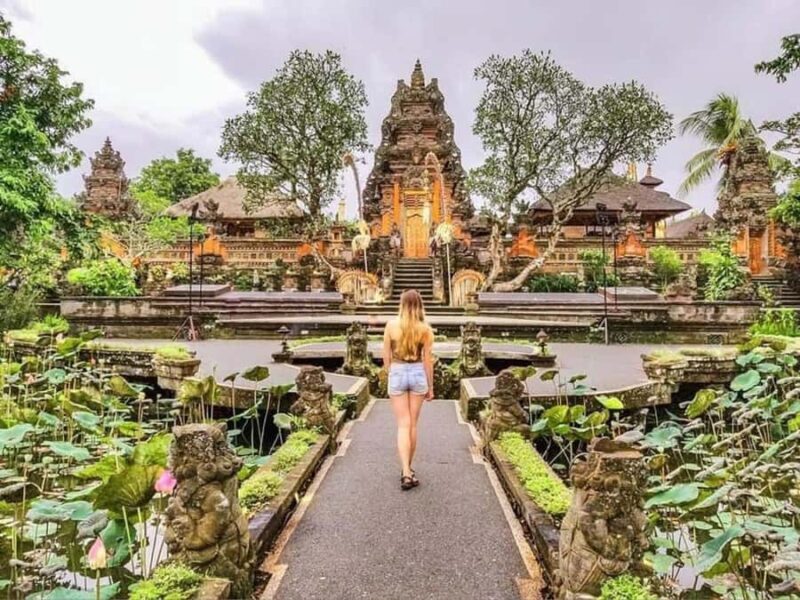Ubud: Temple, Jungle Swing, Spa, and Day Club Tour - Key Points