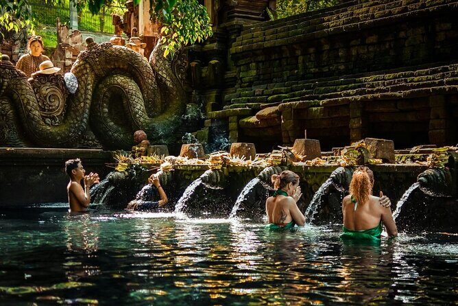 Ubud Waterfalls Water Temple and Rice Terraces Tour - Key Points