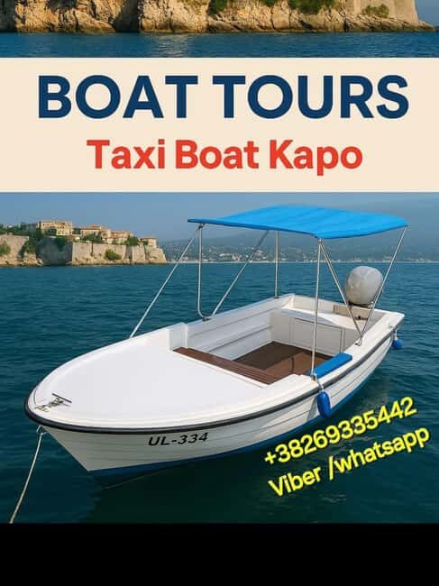 Ulcinj: Boat Tour - Sunset tour, beach tour, fishing tour - The Practical Details
