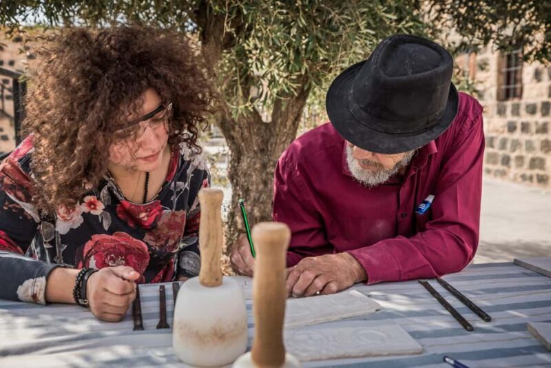 Umm Qais: Learn Stone Masonry with Roman Tools - Duration and Group Size