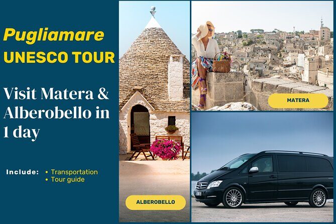 UNESCO Tour from Bari: Alberobello and Matera Guided Tour - Authentic Experiences and Insider Tips