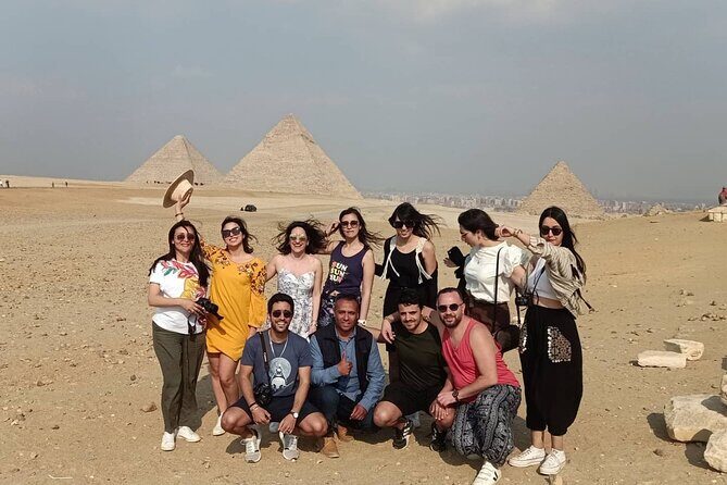 Unique tour to Giza pyramids, Egyptian museum & Khan El-Khalili - Exploring the Giza pyramids — a highlight with added insight