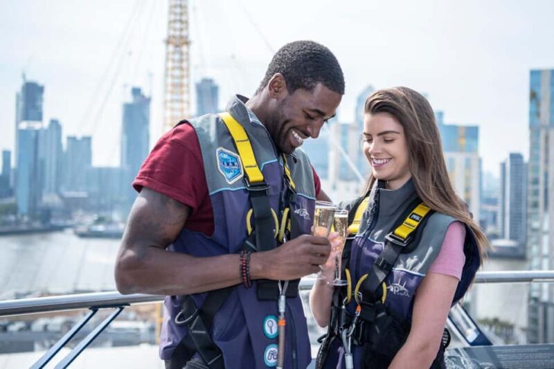 Up at The O2 Celebration Climb with Guide - The Guides and Their Insights