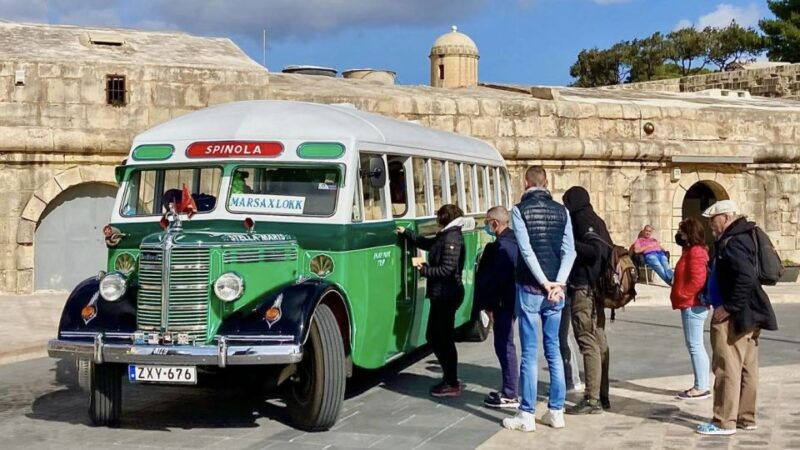 valletta-vintage-bus-to-valletta-sliema-rabat-mdina