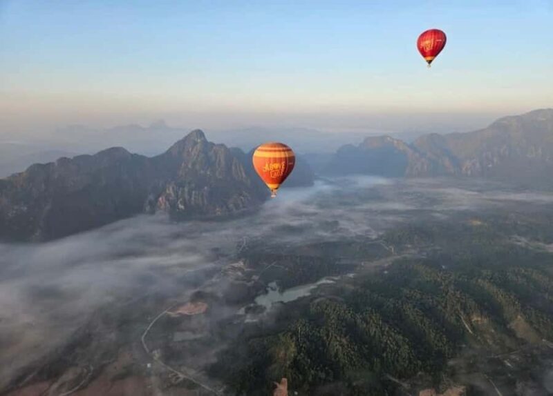 Vang Vieng: Hot Air Balloon/Paragliding Flight-Hotel Pickup - An Overview of the Experience