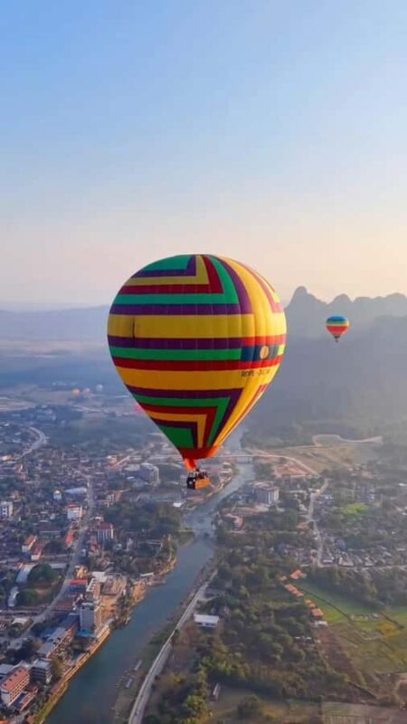 Vang Vieng: Hot Air Balloon Ride and Kayaking Adventure - Key Points