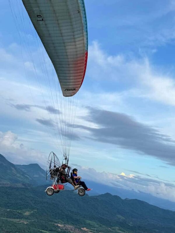 Vang Vieng: Paramotor Adventure - Nam Song River & Cliffs - Key Points