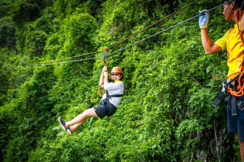 Vang Vieng: Zipline, Cave Hikes, Rafting, Kayaking, Lagoon 3 - Key Points  