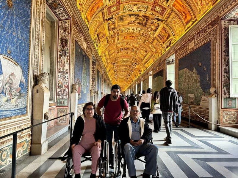 Vatican Mus. & Sistine Chapel Wheelchair Access Private Tour - Key Points