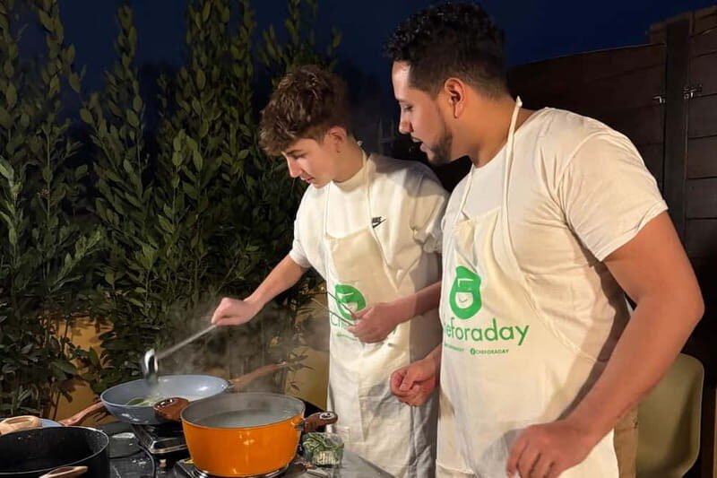 Vatican Pasta Class with 4 glasses of wine in a cozy Rooftop - A Closer Look at the Experience