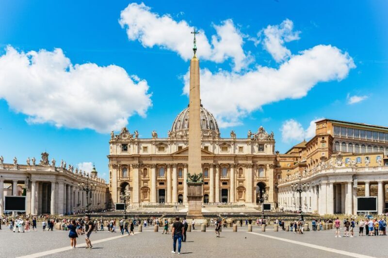 Vatican: St. Peter's Basilica, Square, Grottoes Guided Tour - Key Points  