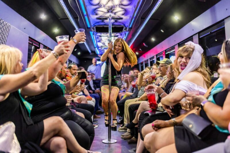 Vegas: 4-Hour Club Crawl with Party Bus Experience - Transport, Guides, and Group Dynamics