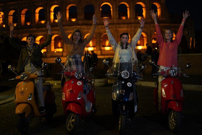 Vespa Scooter Night Tour in Rome with Professional Photographer - The Photography Experience