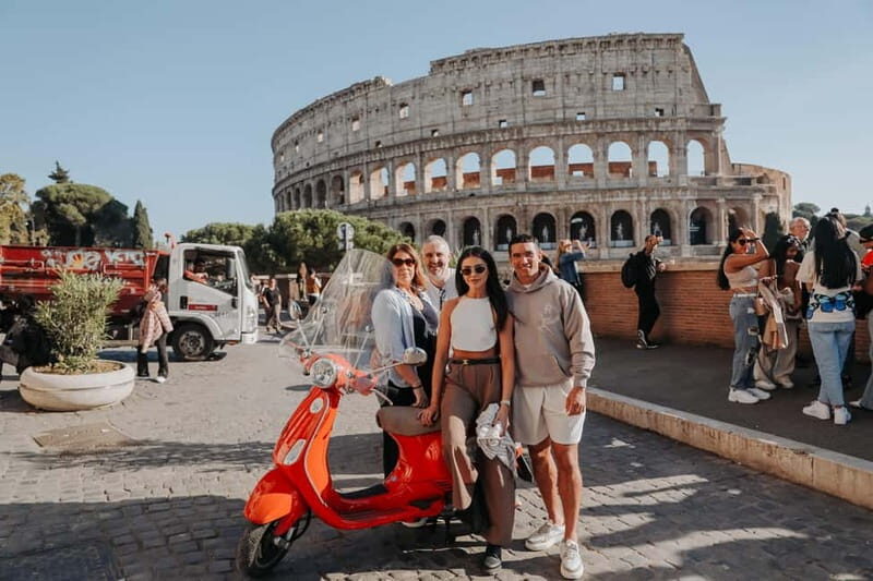 Vespa Tour in Rome Streets with Professional Photography - What Does the Tour Include?