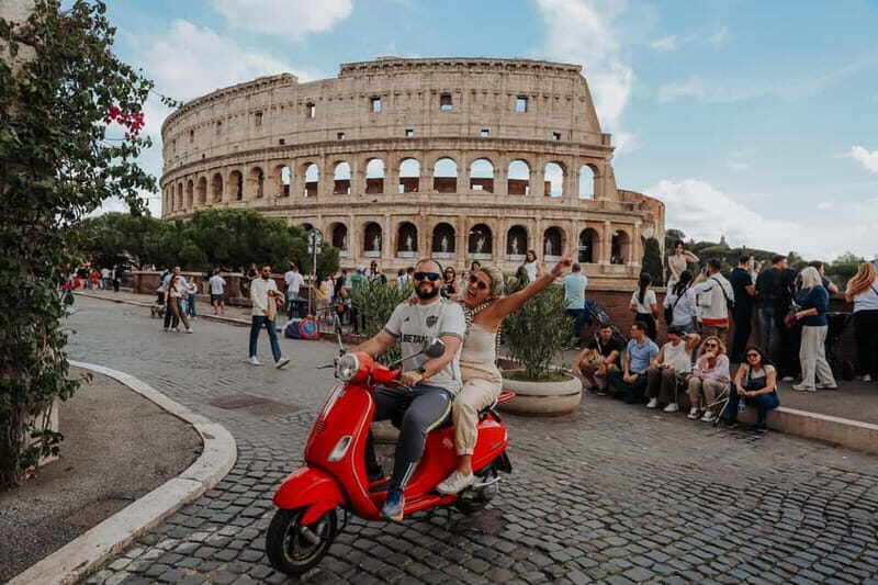 Vespa Tour in Rome Streets with Professional Photography - Practical Details and Considerations