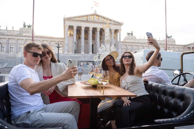 Vienna City Tour and Gourmet Dinner in a Classic Oldtimer - Key Points
