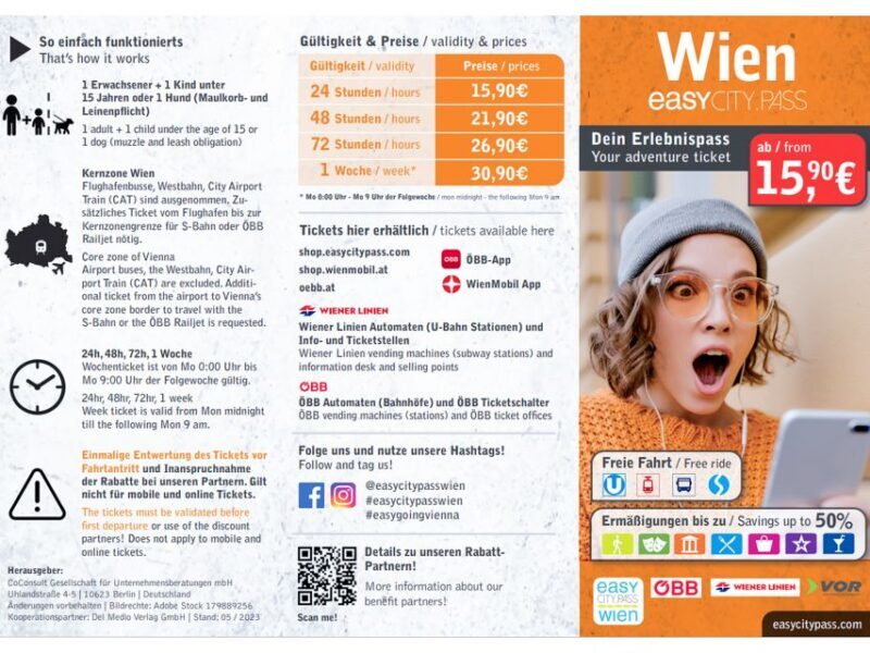 Vienna: EasyCityPass | City Card | Bus Metro Tram | Savings - What You Can Expect on the Ground