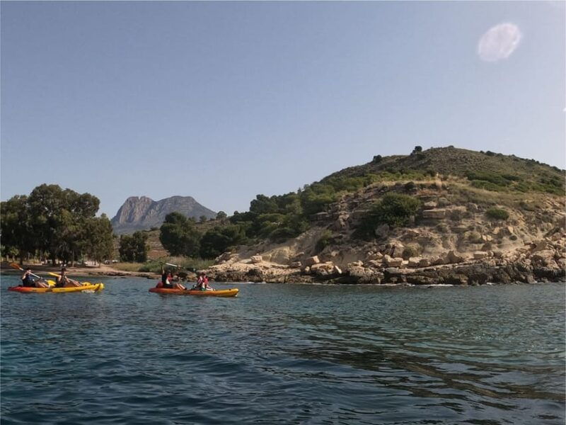 villajoyosa-guided-kayak-tour-with-snorkeling