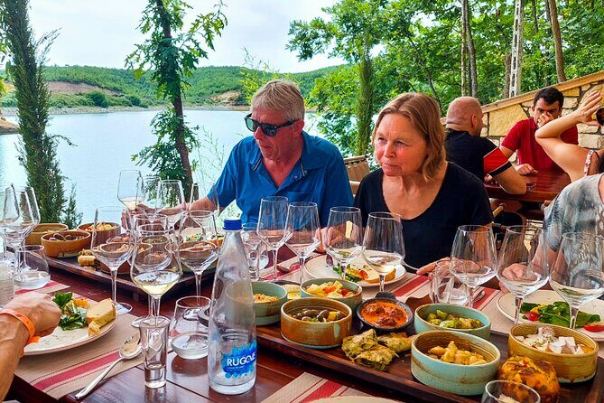 Vineyards, Albanian Wine Food Tasting Tour from Durres/Tirana - Scenic Lake Views as a Panoramic Backdrop  