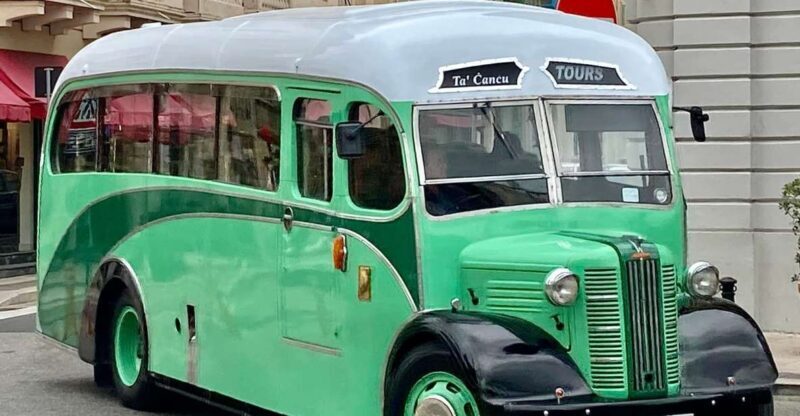 Vintage Bus Tour: Aviation Museum & Mosta Church inc Platter - The Sum Up