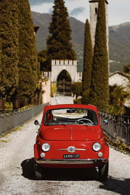 Vintage Fiat 500 Convertible Rental  Discover Lake Como with "Rosetta" 4h - Key Points