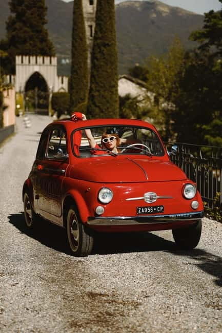 Vintage Fiat 500 Convertible Rental  Discover Lake Como with "Rosetta" 4h - Practical Details