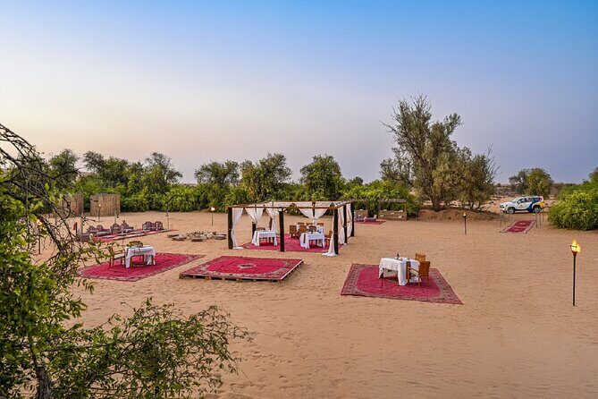 VIP Dubai Sunset Desert Safari: Camel Ride, BBQ, Unlimited Spirit - Key Points