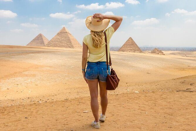 VIP Giza Pyramids,Sphinx, Camel ride, lunch & inside 3rd pyramid - Key Points