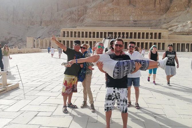 VIP Luxor Day Tour from Hurghada, Small group the top operator - The Colossi of Memnon and Alabaster Factory