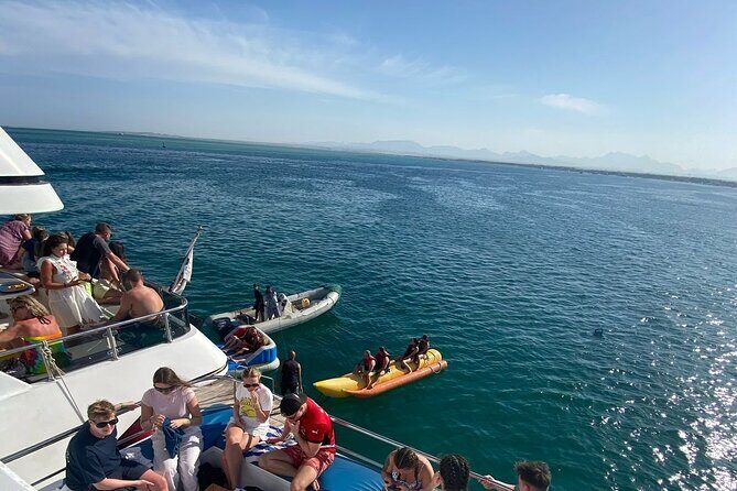 VIP Luxury yacht Snorkeling &Discover Orange Bay island _hurghada - Key Points