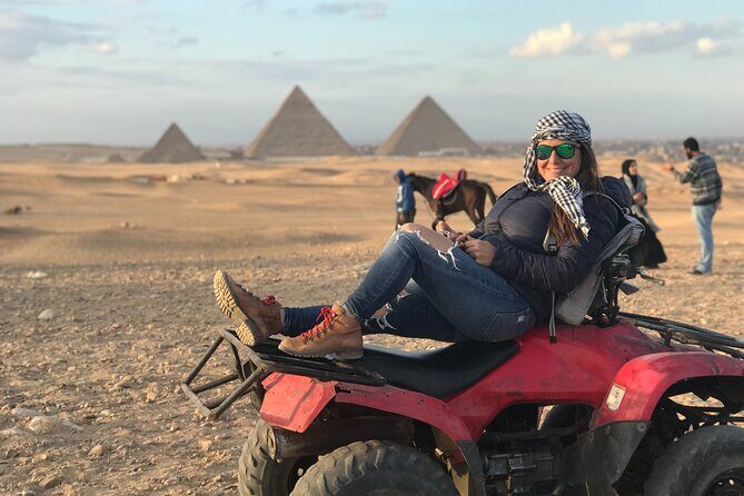 VIP Pyramids,Camel,Quad Bike(ATV) lunch,Tickets & dinner Cruise - Lunch in Cairo