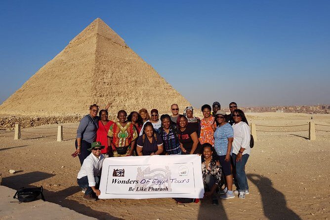 VIP tour to Giza pyramids, Sphinx, Camel ride, lunch, GEM museum - Flexibility and Customization