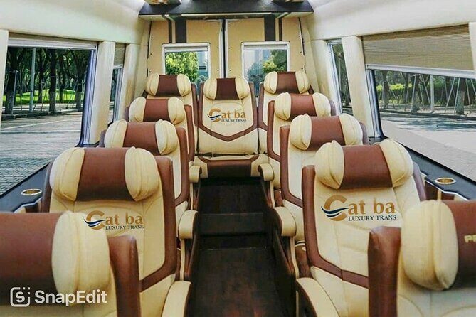 VIP VAN : Hanoi to cat ba or Return by Luxury van - The Booking and Departure Process